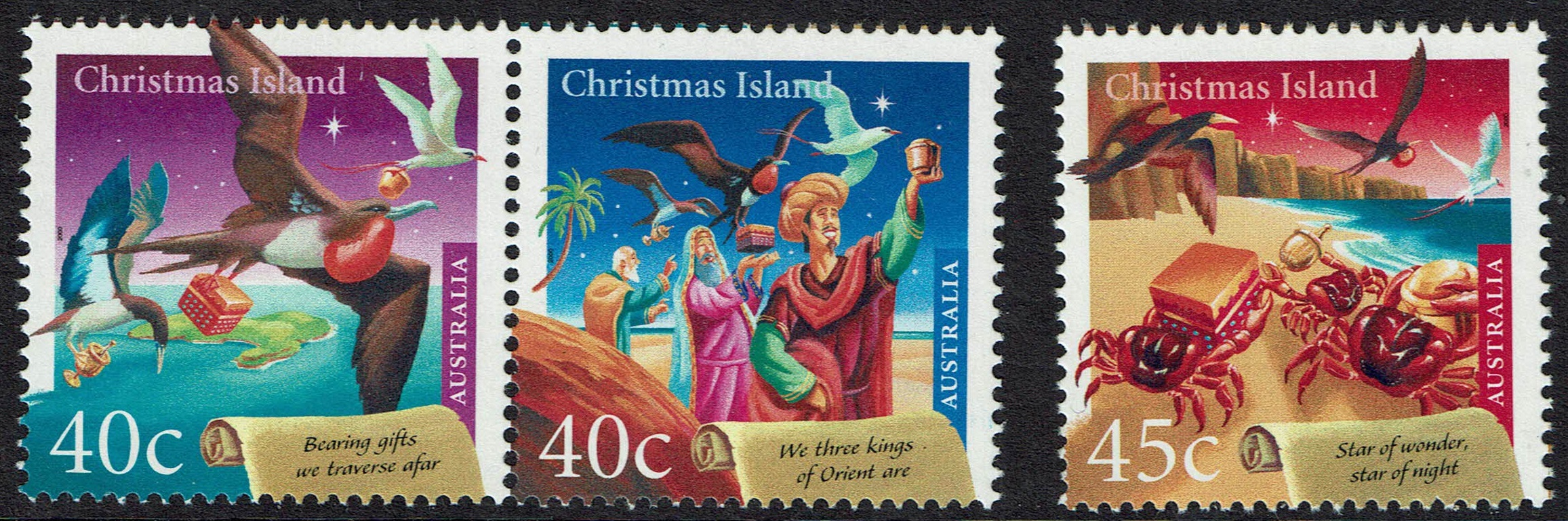 Christmas Island SG 484-86